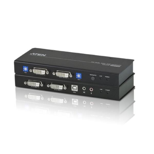 ATEN USB DUAL VIEW DVI KVM EXTENDER WITH